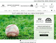 Tablet Screenshot of infinitiofdenver.com